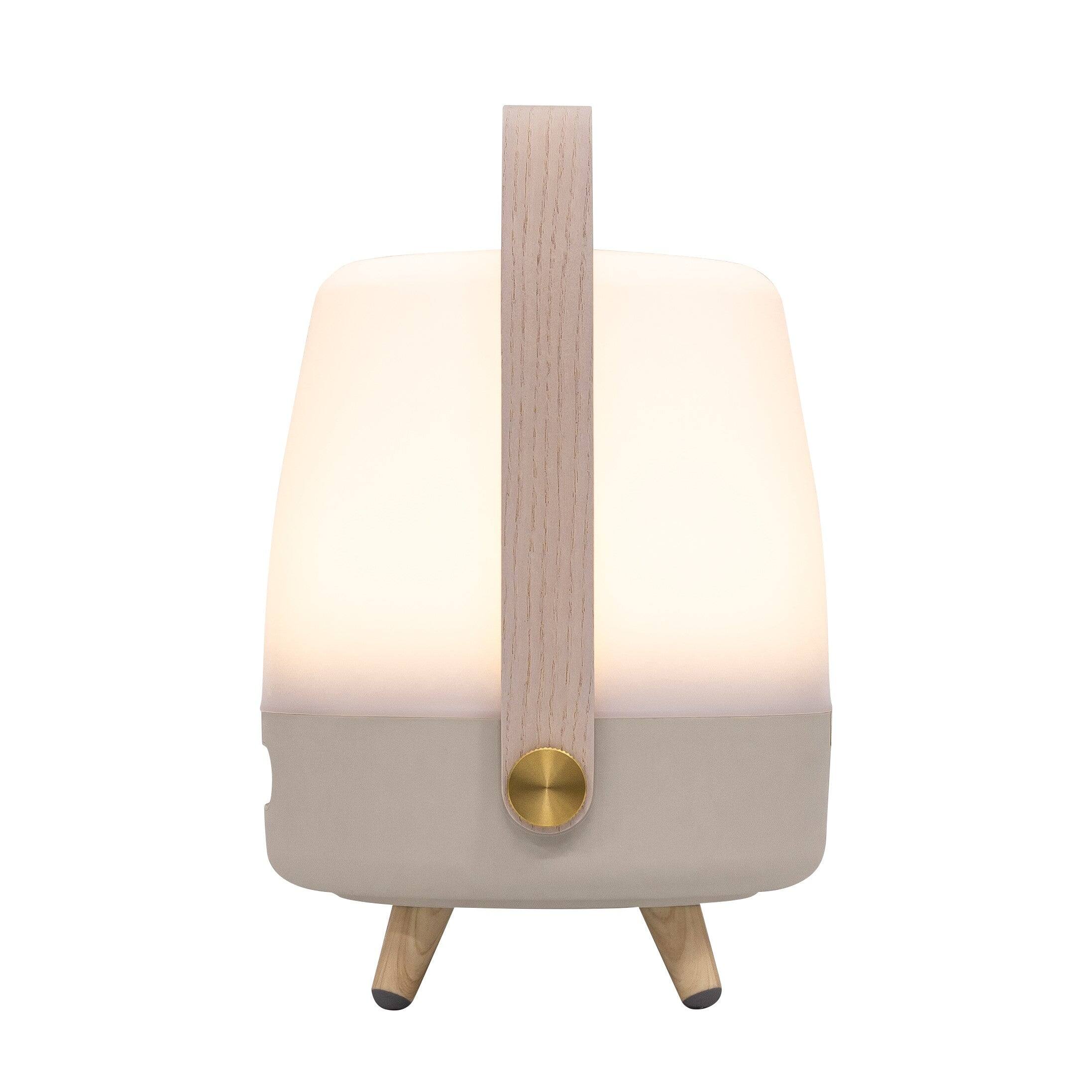 Alt View 7. Kooduu - Lite Up Play Mini- Sand Lamp, Cordless rechargeable indoor/outdoor speaker Lamp, Sound by JBL.