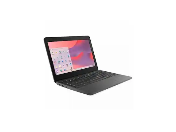 Front. Lenovo - Lenovo 100e Chromebook Gen 4 11.6" Intel Processor N100 4GB Memory 32 GB SSD Chrome OS 83G80002US - Gray.