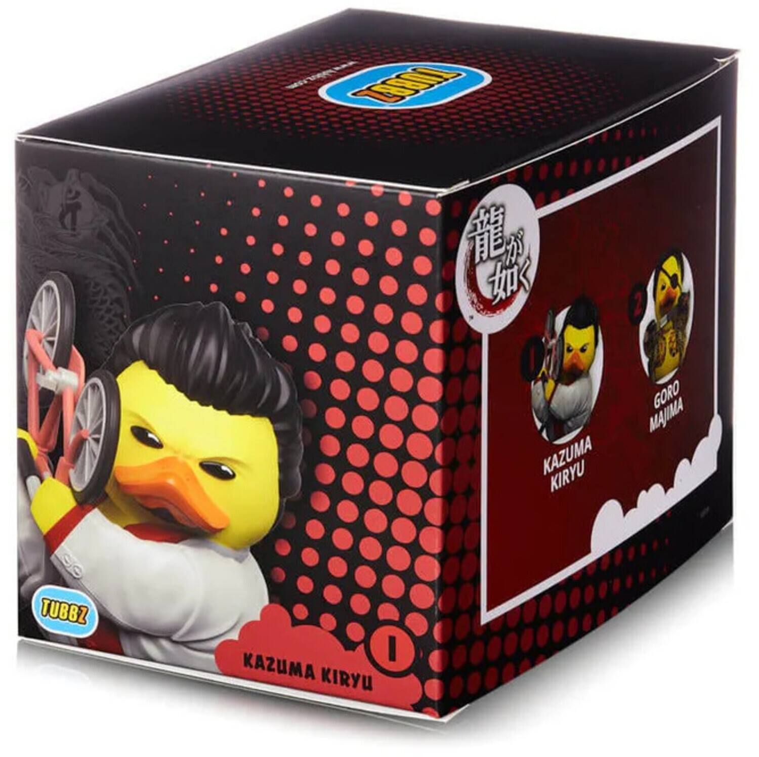 The text on the image is:

- "KAZUMA KIRYU"
- "Goro Majima"
- "TUBBZ"

The corrected and grouped text is:

- "KAZUMA KIRYU"
- "Goro Majima"
- "TUBBZ"