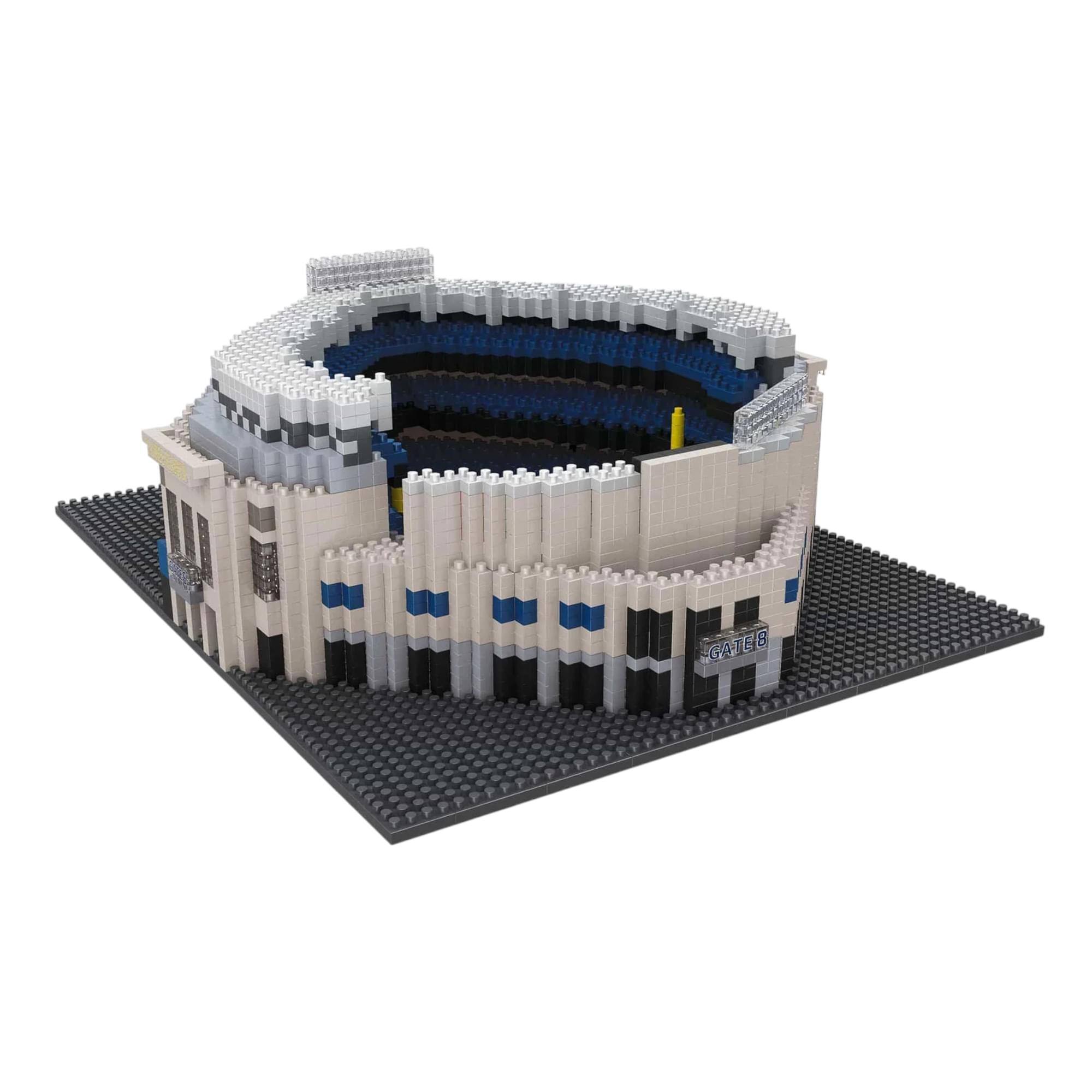 Alt View 2. Forever Collectibles - New York Yankees MLB BRXLZ Stadium 3515-Piece Building Block Set - Black.
