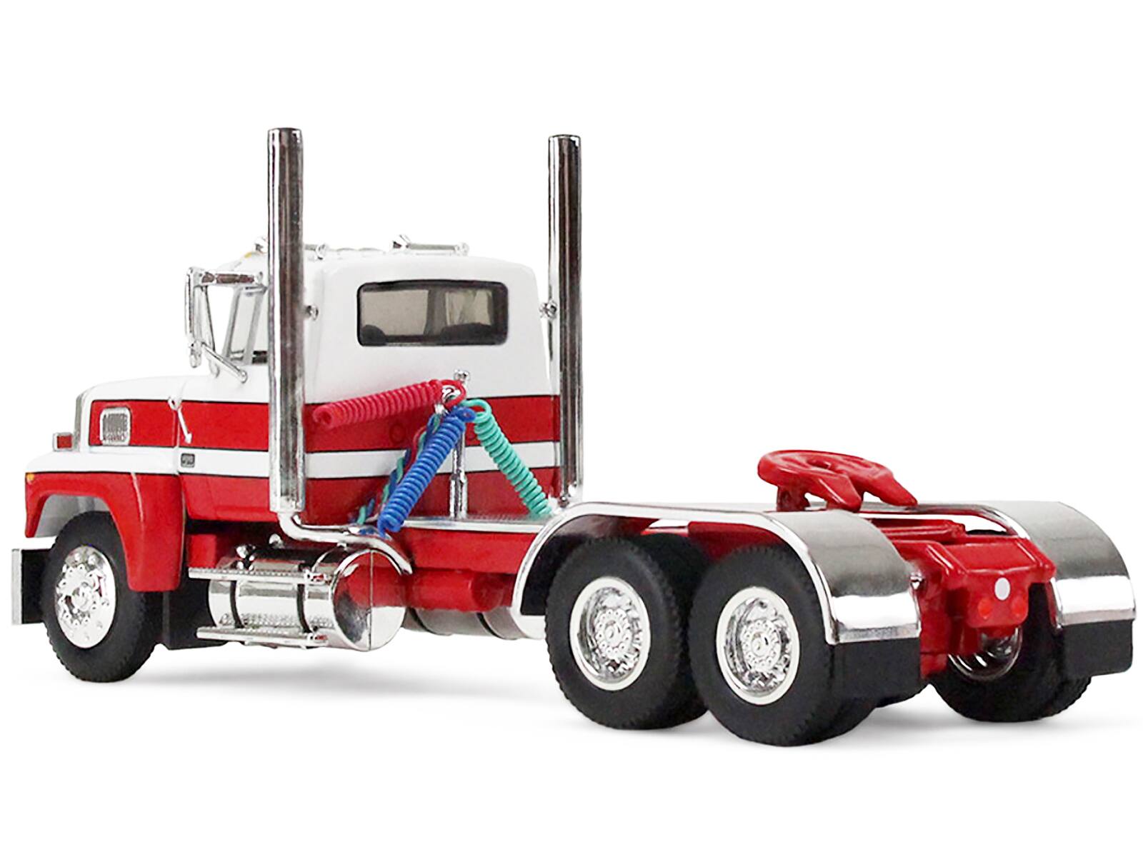 Alt View 3. First Gear - Ford LTL 9000 Trio Set (Two Day Cabs and One 60" Flat Top Sleeper) 1/64 Die Cast Models by DCP/First Gear.