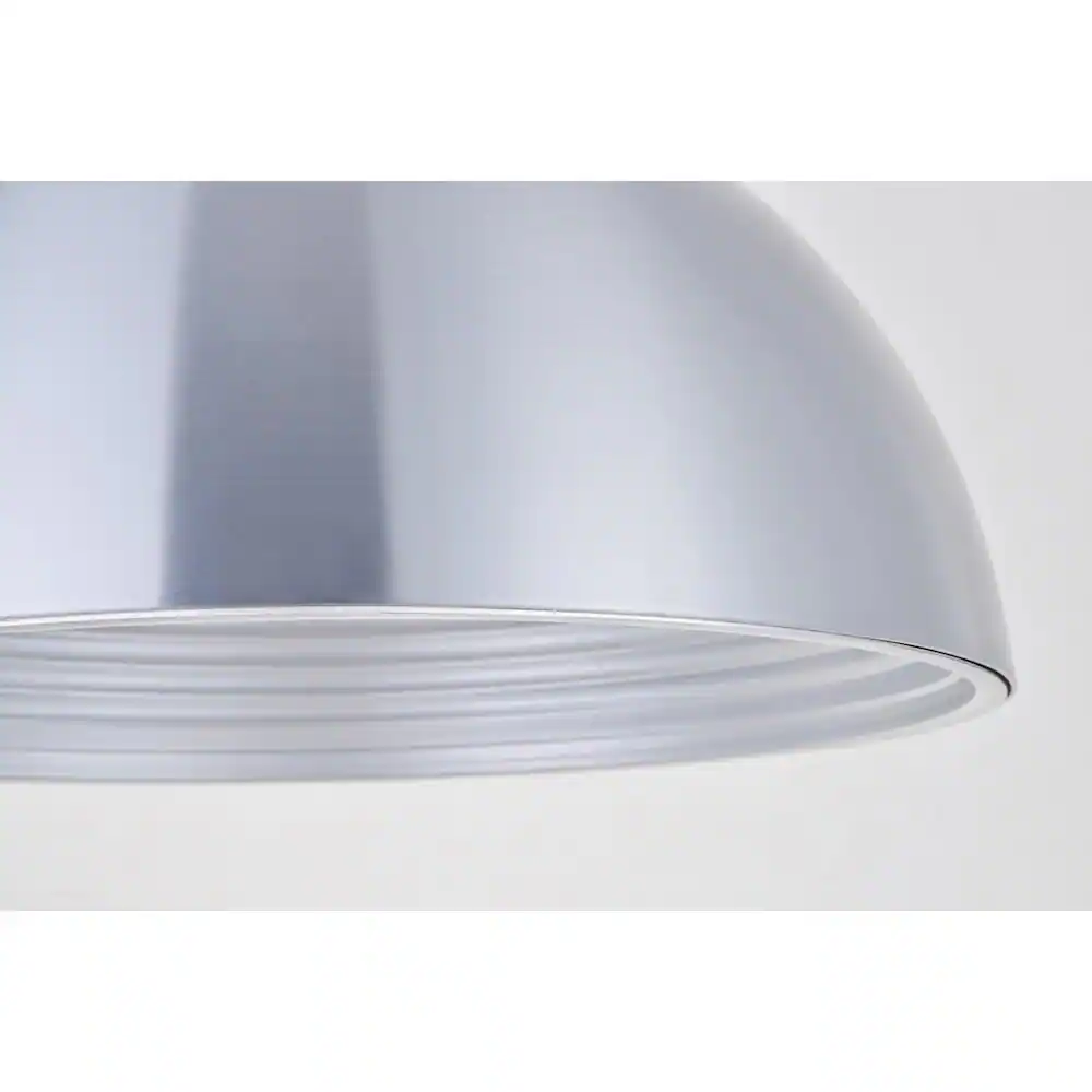 Alt View 2. Living District - Circa 1 Light Burnished Nickel Pendant - Burnished Nickel.