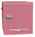 Front. Frigidaire - Retro 1.6 Cu. Ft. Mini Fridge - Pink.