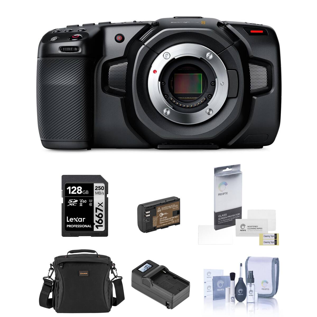Blackmagic Design
250 128GB 1667x Lexar PROFESSIONAL
Go REDHIGHSATURNAM Kyhon CE
PRO OPTIC GLASS PROTECTOR SCREEN MOSTEMIC CLUWING IMPCS reportic Disning by Cleaning Type
VILNCOM
sone
en
OFC
PROTE: RI
10 0175
NOT
Tow