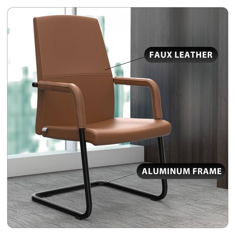FAUX LEATHER  
ALUMINUM FRAME