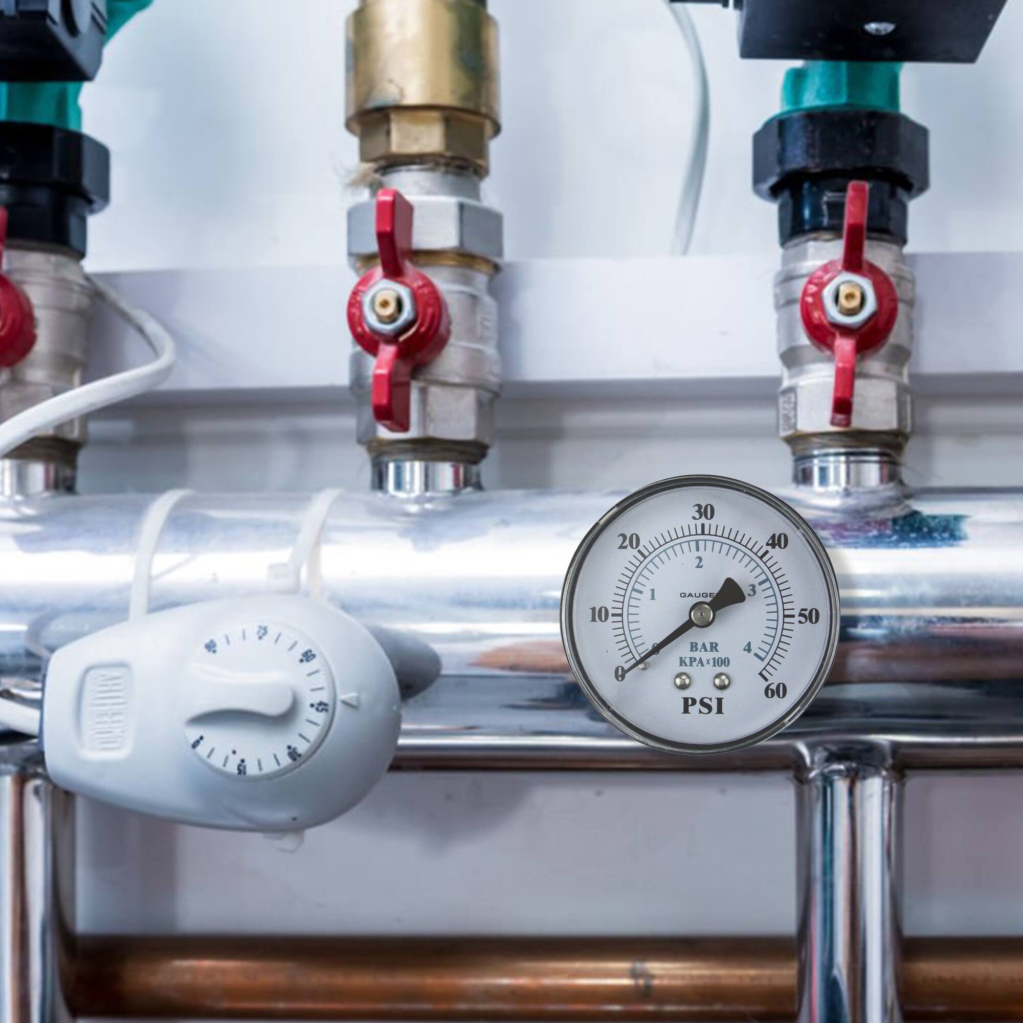 20 30 2 40 I I 15 I I S - I I 10 0 I GAUDE 3 50 BAR 4 KP-100 TI 60 PSI