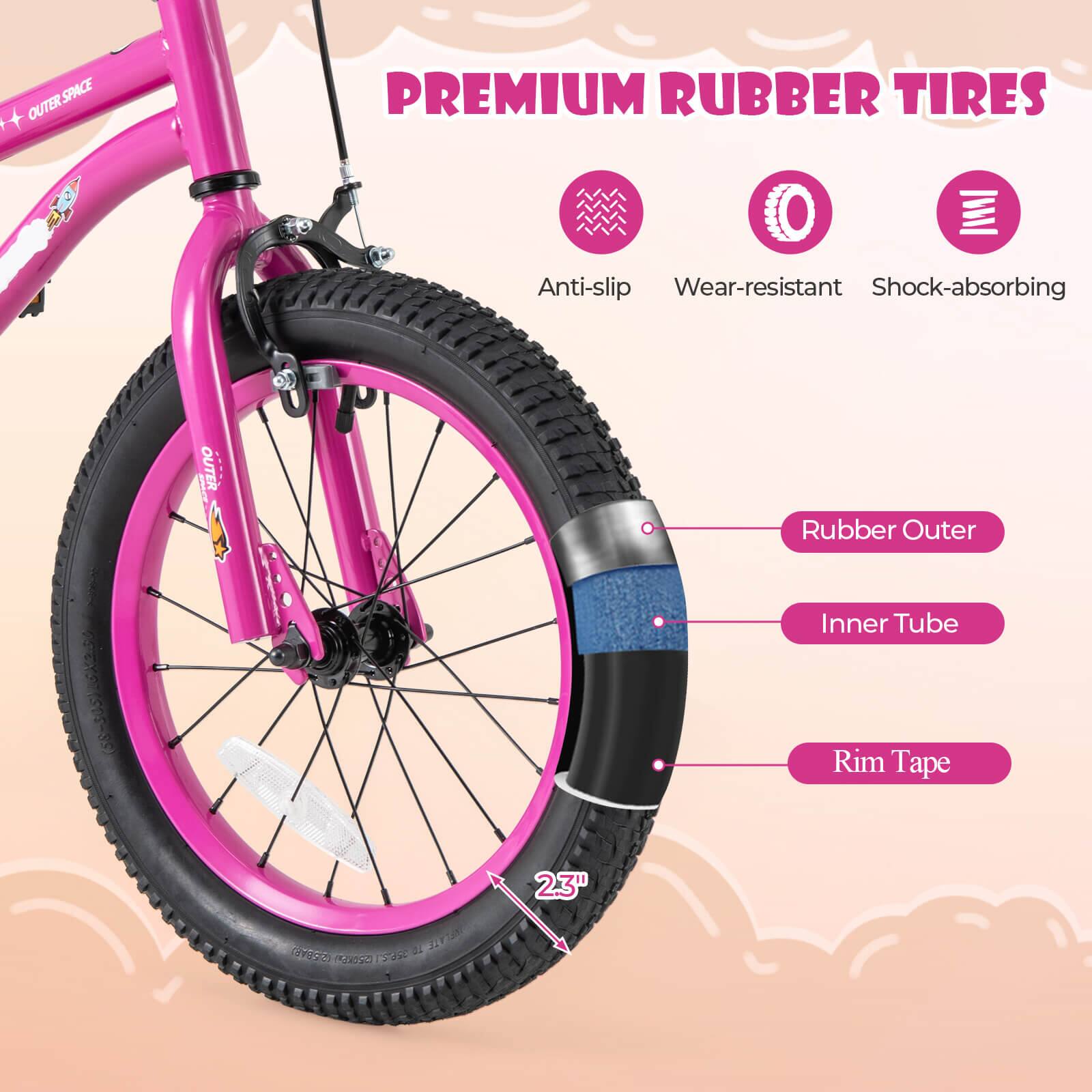 **PREMIUM RUBBER TIRES**

- Anti-slip
- Wear-resistant
- Shock-absorbing

**Rubber Outer**
**Inner Tube**
**Rim Tape**

23"