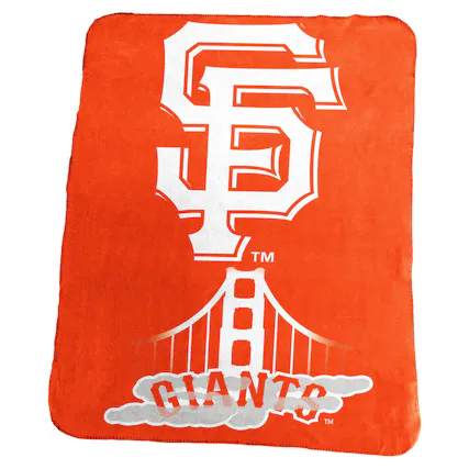 Front. Logo Brands - San Francisco Giants 50" x 60" City Connect Classic Fleece Throw Blanket - Multicolor.