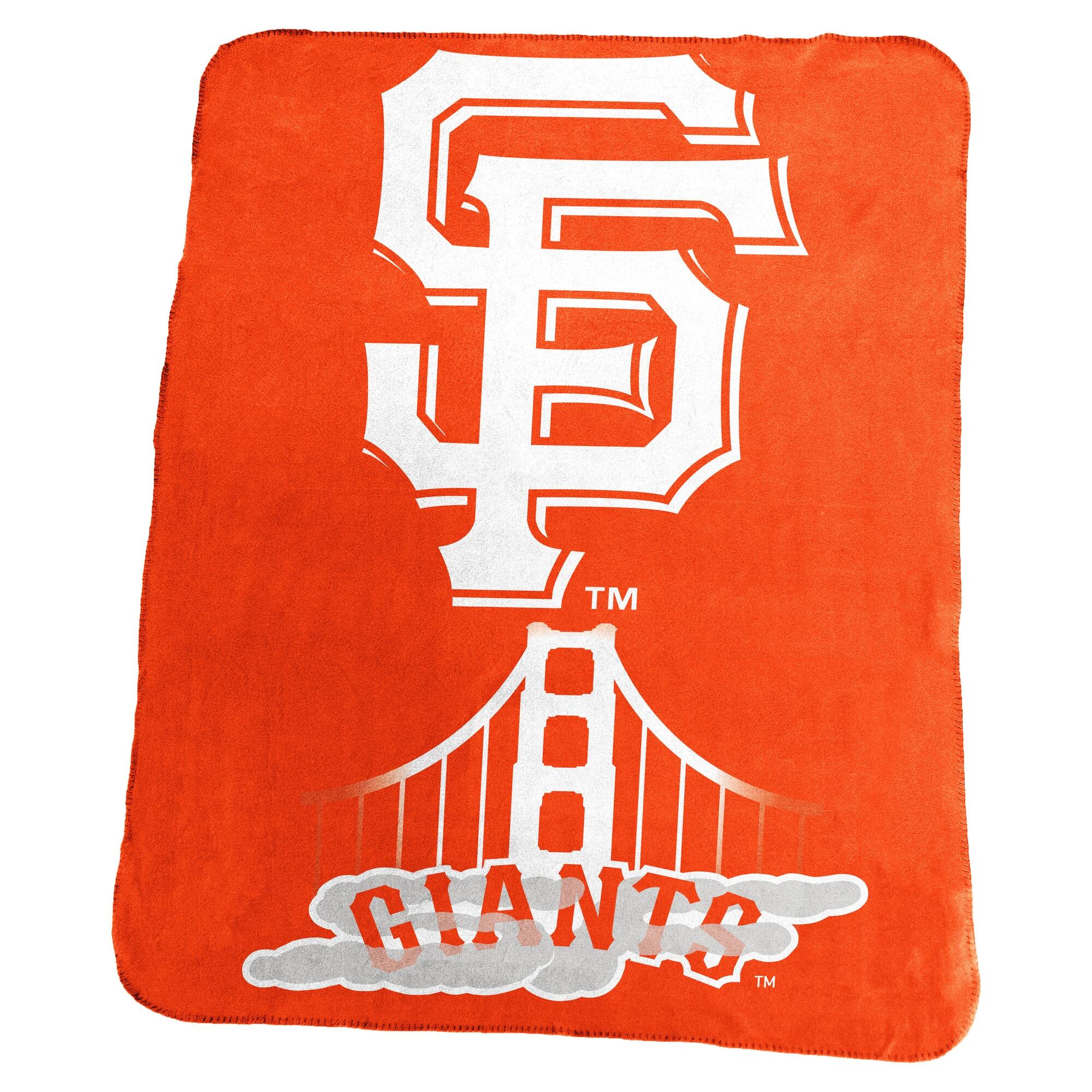 Front. Logo Brands - San Francisco Giants 50" x 60" City Connect Classic Fleece Throw Blanket - Multicolor.