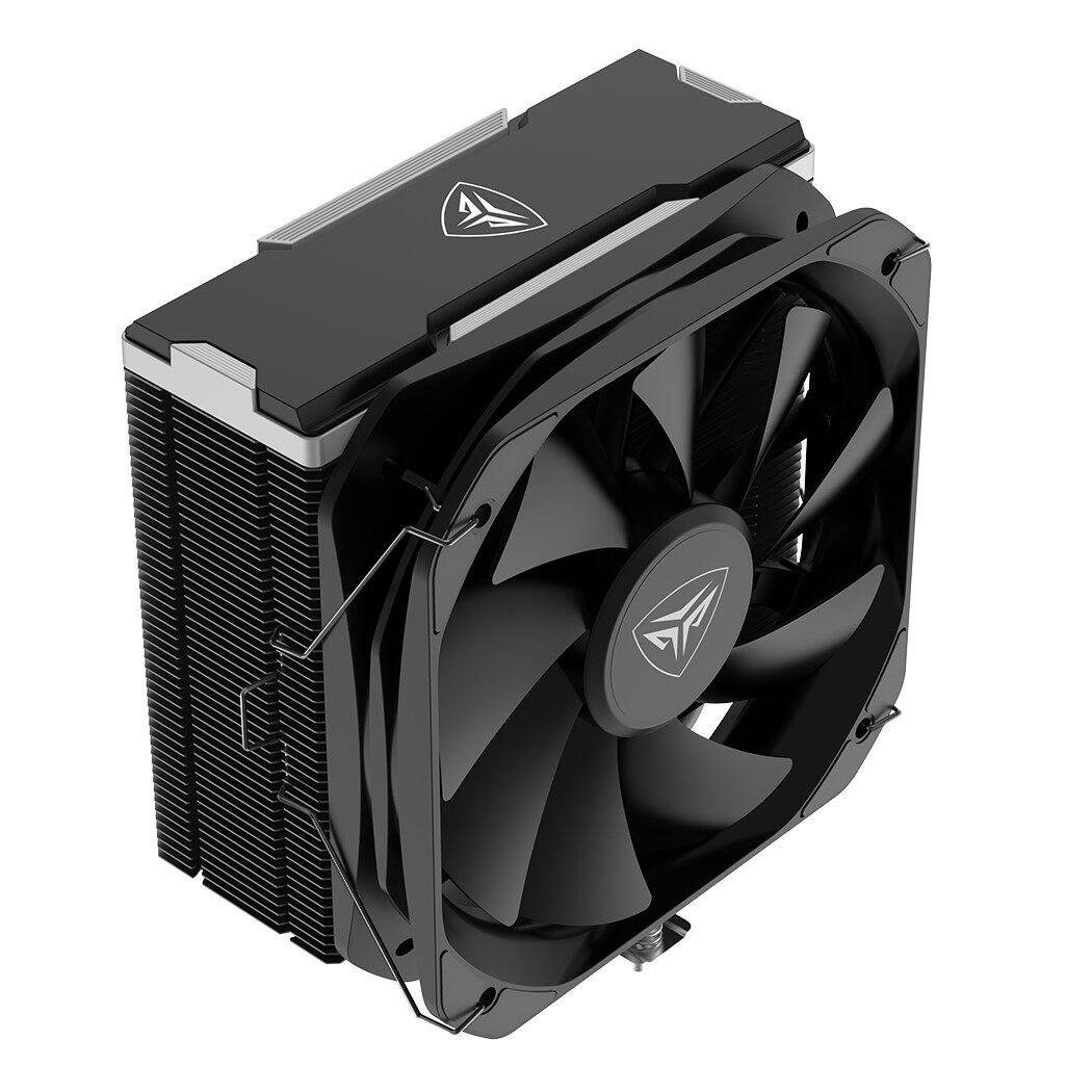 Back. PCCOOLER - K4 BK CPU cooler, 130mm booster fan - Black.