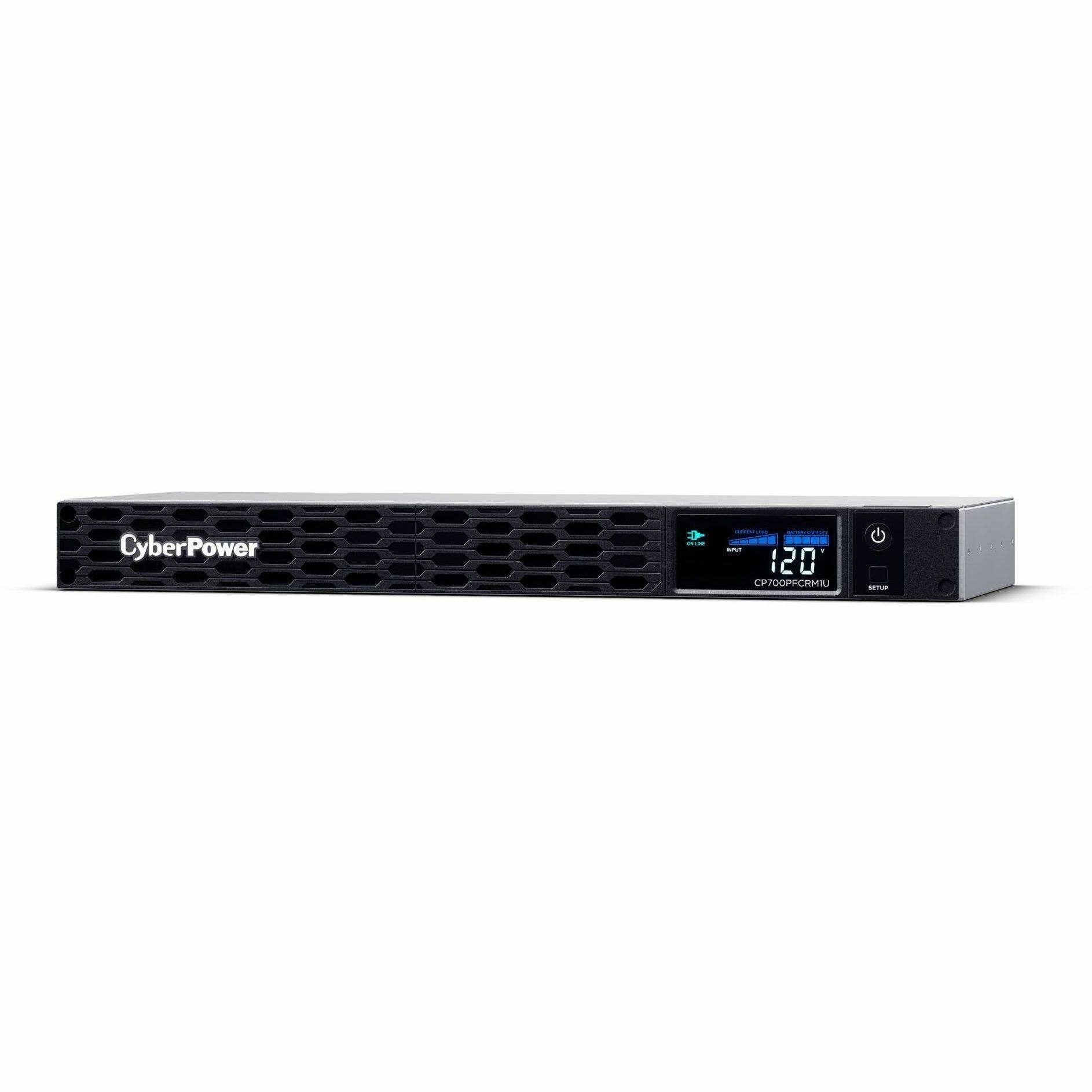 CyberPower  
ONLINE  
NPOT 120 CP700PFCRMIU  
SETUP