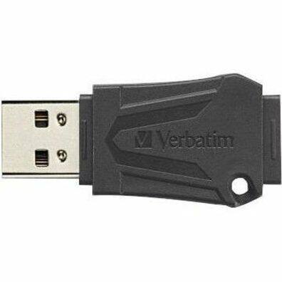 Alt View 1. Verbatim - Verbatim 64GB ToughMAX USB Flash Drive - 64 GB - USB 2.0 - Black - Lifetime Warranty - 1 Each - Black.
