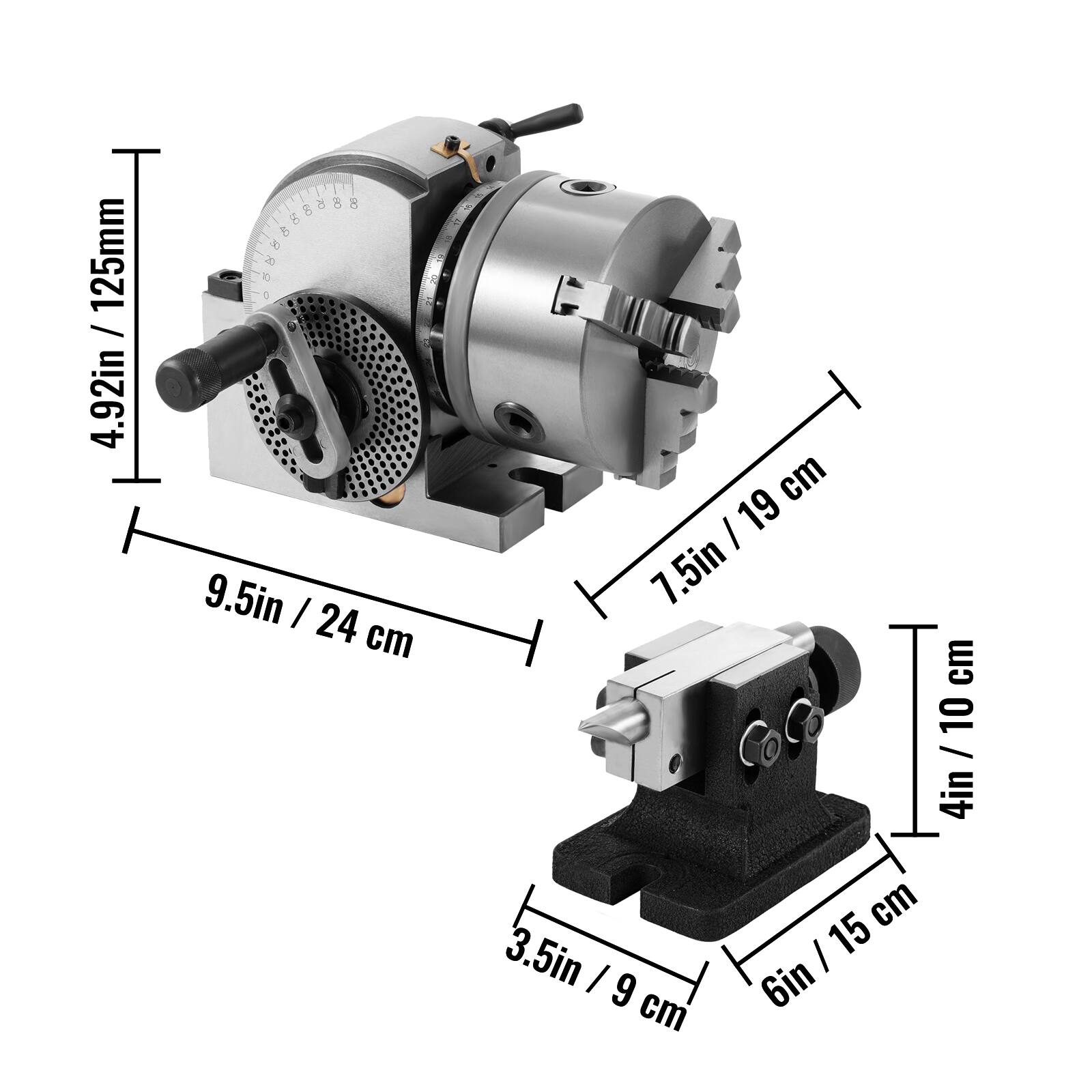 125mm / 4.92in  
9.5in / 24 cm  
7.5in / 19 cm  
4in / 10 cm  
3.5in / 9 cm  
6in / 15 cm