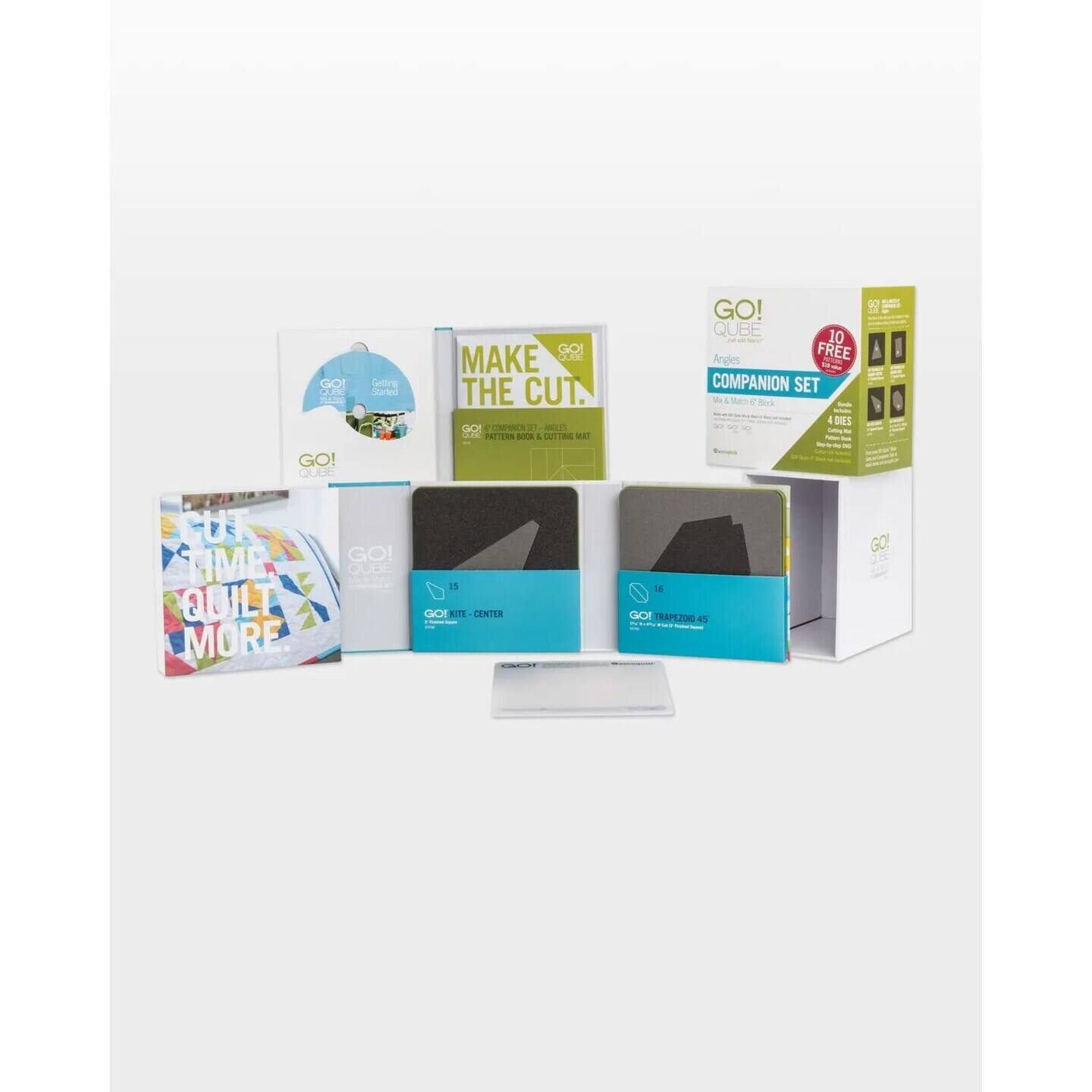 GO! CUBE - SORTED
MAKE THE CUT
GO! QUBE
10 Angles FREE COMPANION SET
GO! TRAPEZOID AS
GO! QUILT MORE
GO! KITE CENTER
16