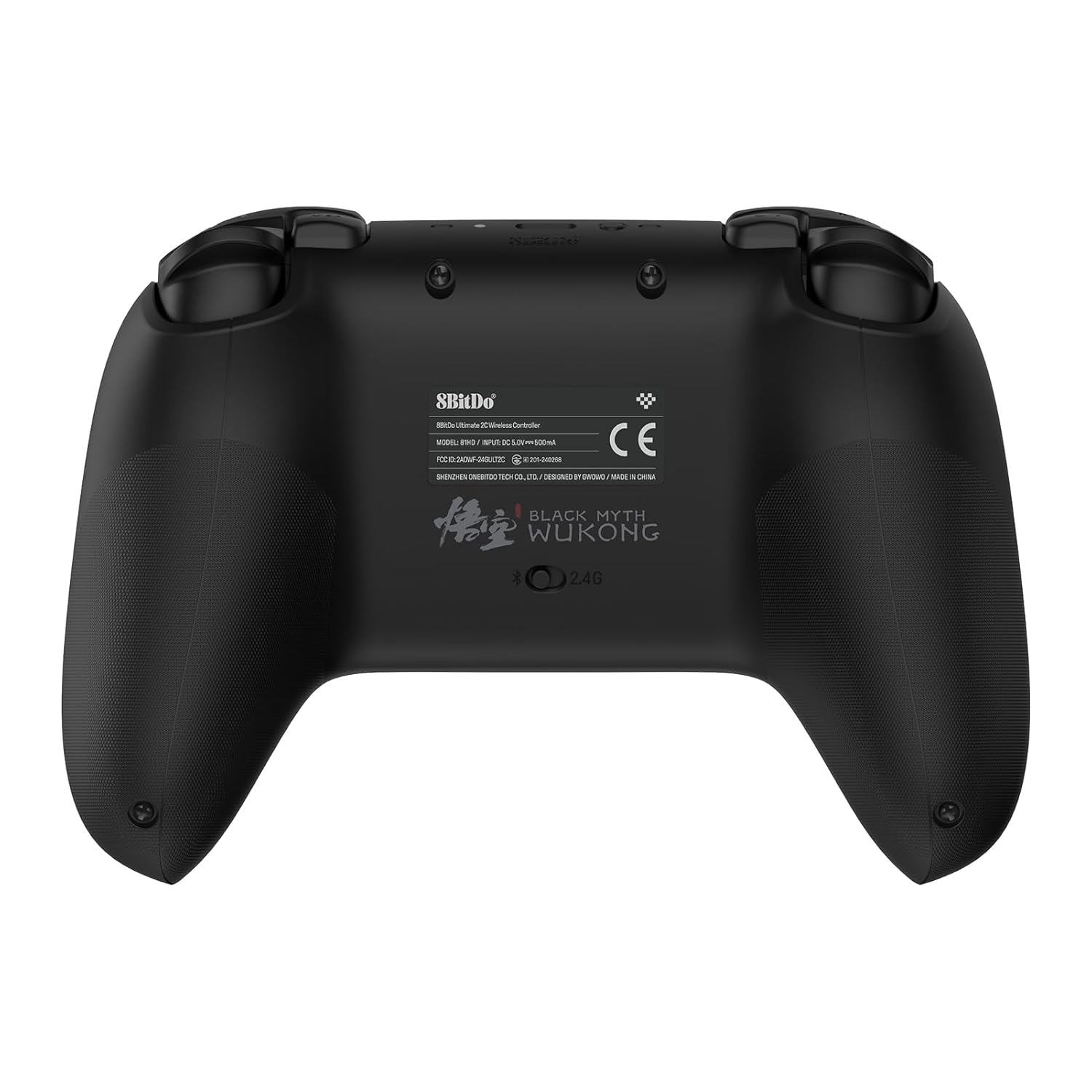 SBitDo  
Ultimate Wireless Controller  
MODEL: EHD / ULTR 5.0 60Hz - 2.4G  
FC: C320246A / ULTC 2020-02-05  
SHENZHEN GONGYING TECHNOLOGY CO., LTD. / MADE IN CHINA  

BLACK MYTH  
WUKONG  
2.4G  

CE