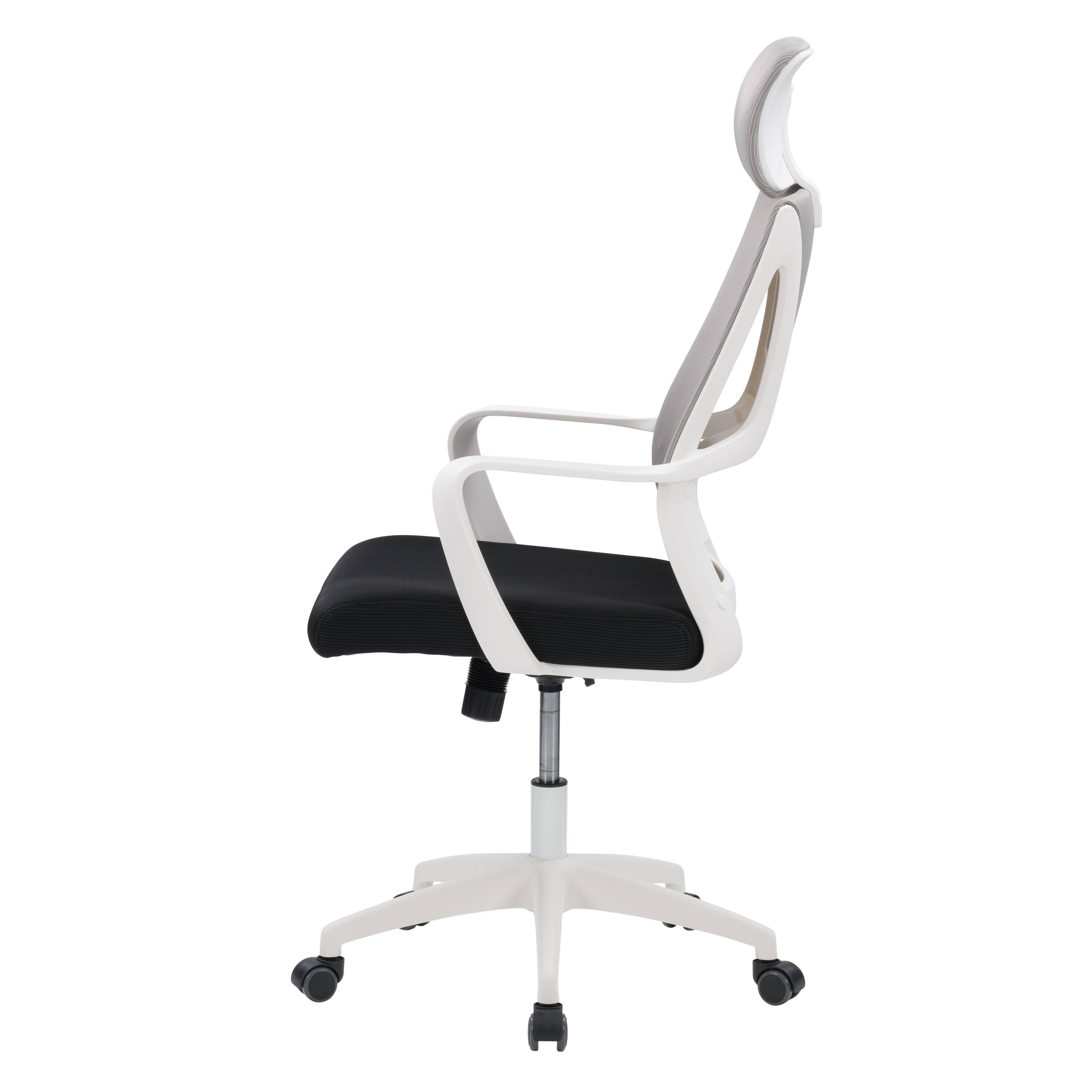 Left. CorLiving - Workspace Mesh Back Office Chair - Grey and Black.