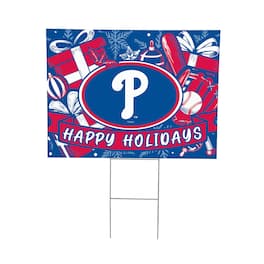 Evergreen Enterprises - 24" x 18" Happy Holidays Christmas Outdoor Staked Yard Sign - Multicolor