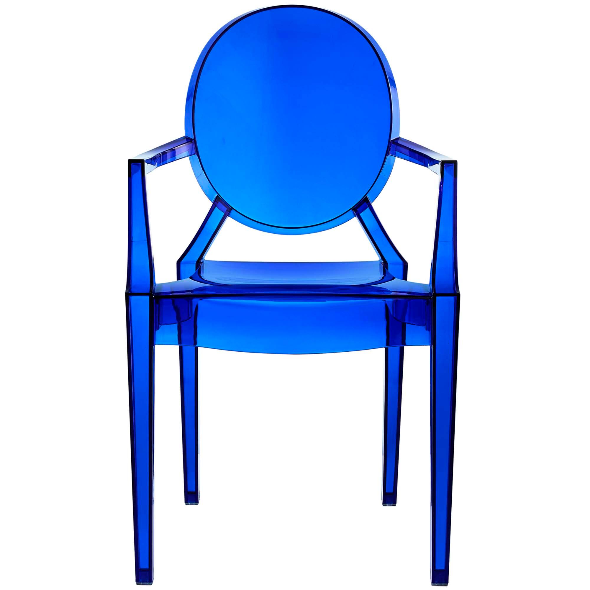 Alt View 3. Modway - Casper Dining Armchair by Modway - Blue.