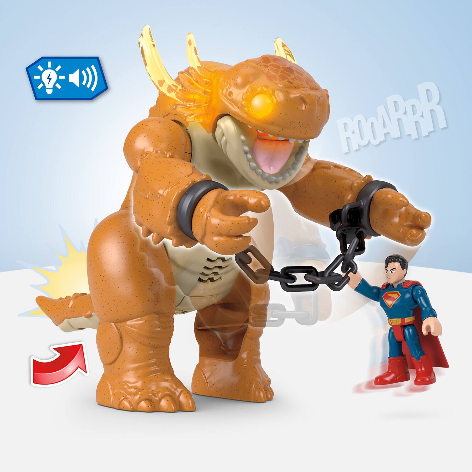 Alt View 4. Fisher Price - Fisher Price - Imaginext DC Super Friends: Superman Kaiju Clash   - Collectibles - Multicolor.