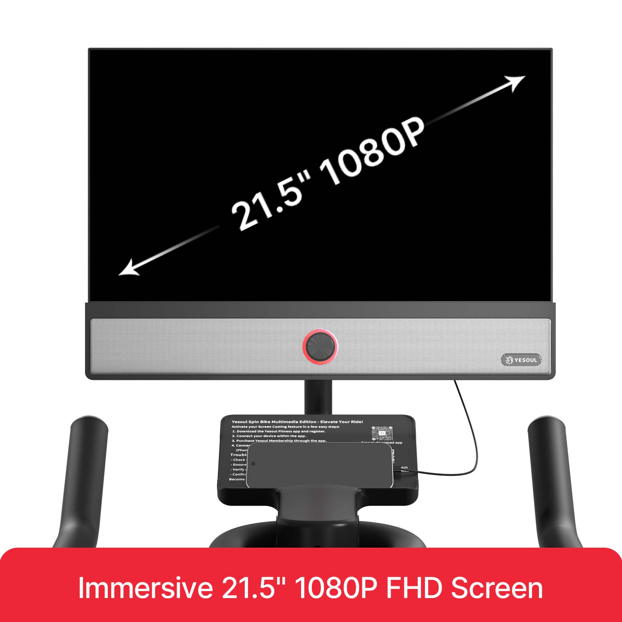 Immersive 21.5" 1080P FHD Screen