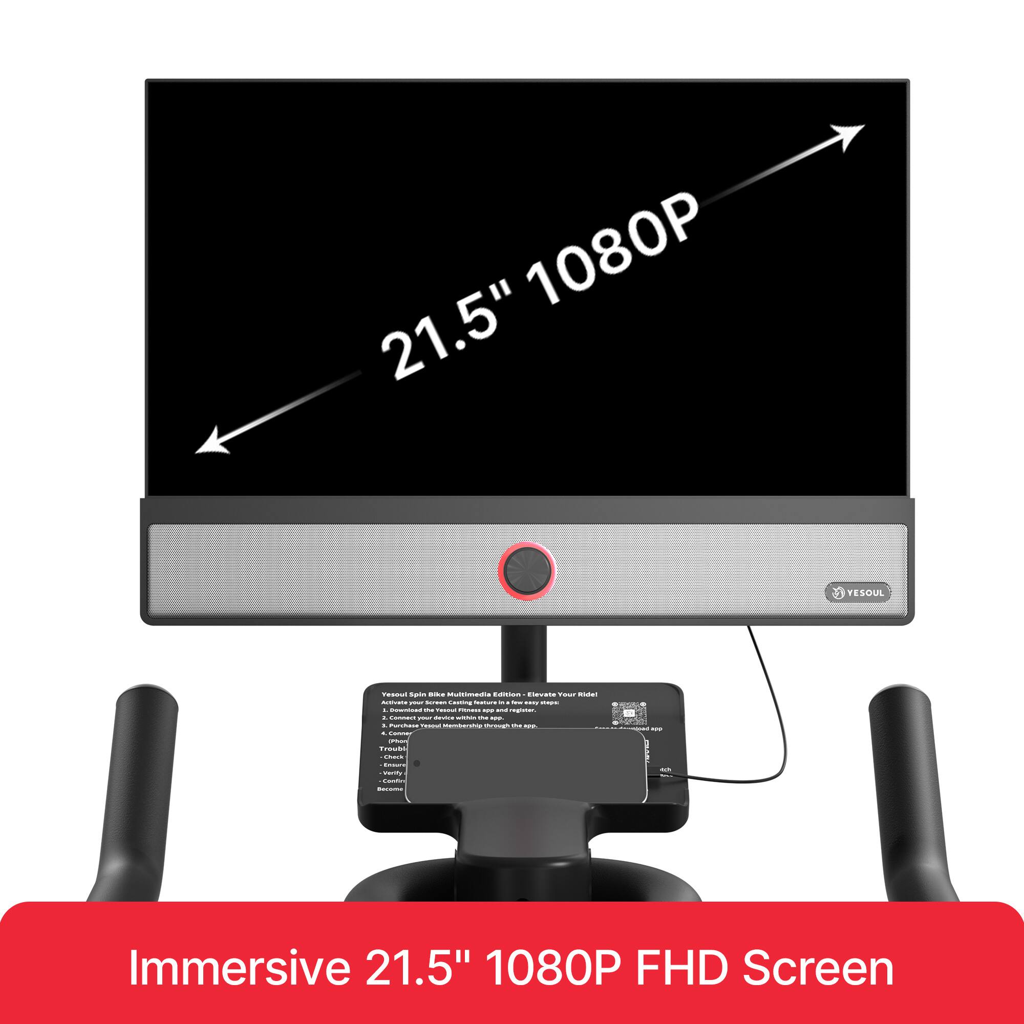 Immersive 21.5" 1080P FHD Screen