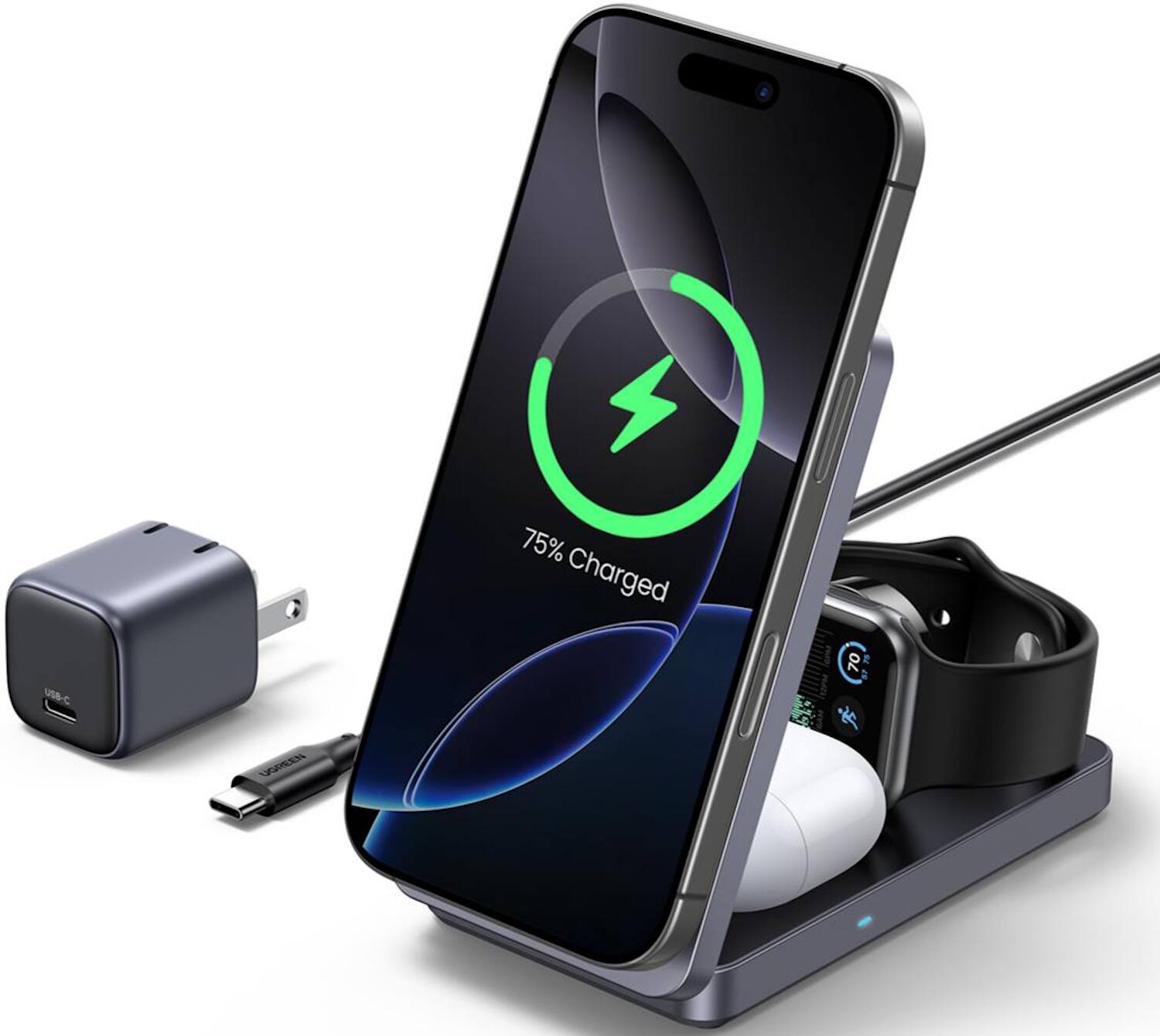 USB-C USREEN 75% Charged