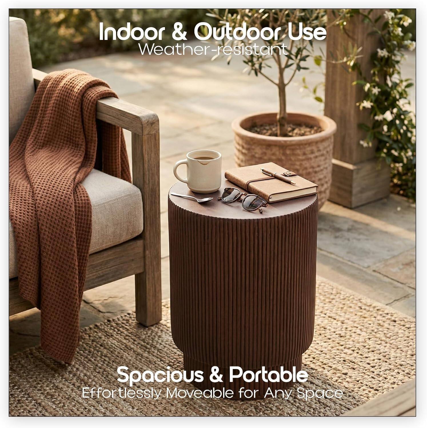 Indoor & Outdoor Use  
Weather-resistant  

Spacious & Portable  
Effortlessly Movable for Any Space