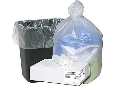 Front. Berry Global - Ultra Plus 16 Gallon Industrial Trash Bag, 24" x 32", High Density, 8 mic, 200 Bags/Box - Natural.