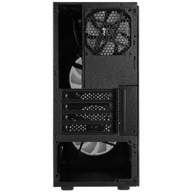 Alt View 2. In Win - In Win CT Series 17.1L Small Form Factor Micro-ATX Mini Tower Chassis - Small Tower - Black - Tempered Glass, Mesh - 1 x - Black.