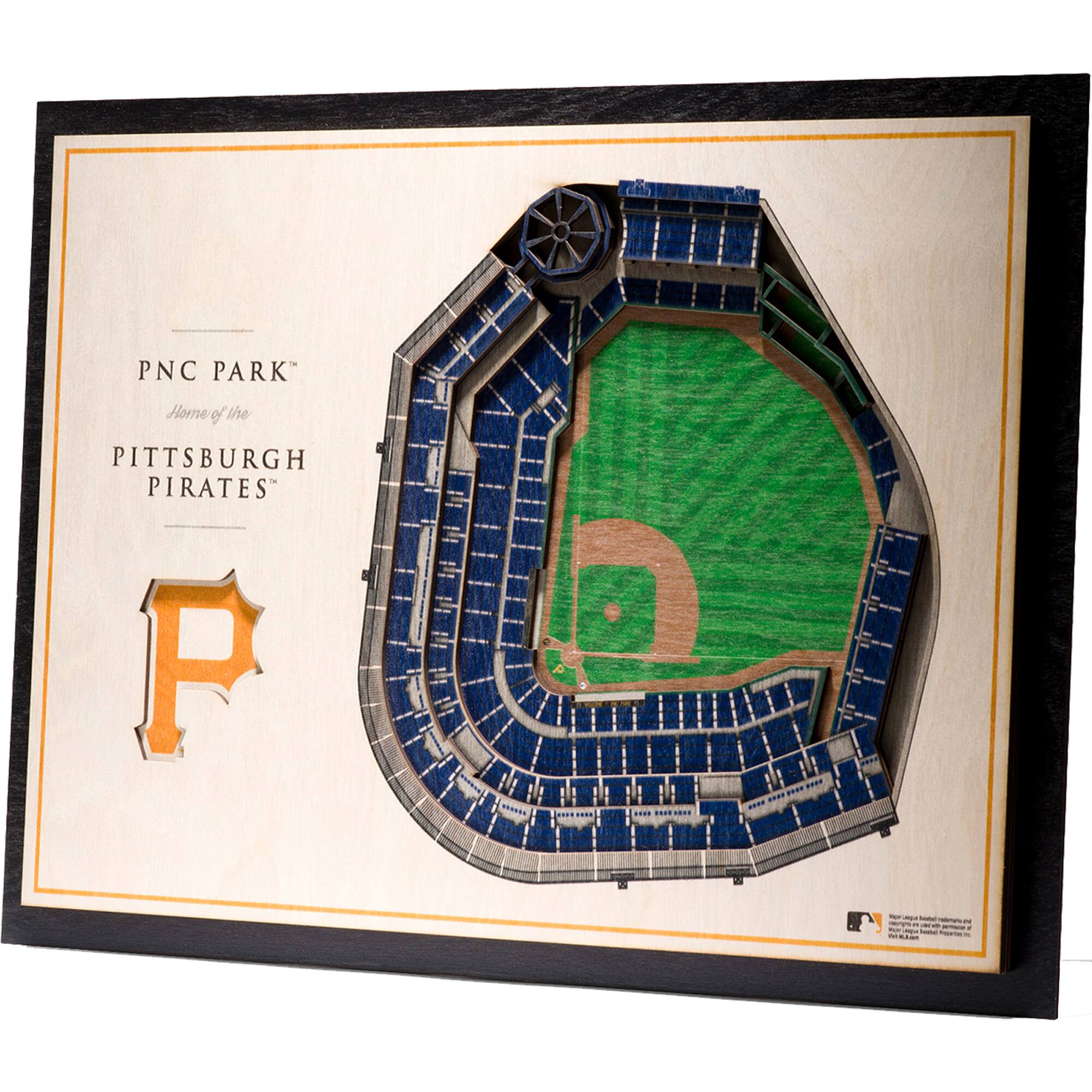 Pittsburgh Pirates 17'' x 13'' 5-Layer 3D StadiumViews Wall Art