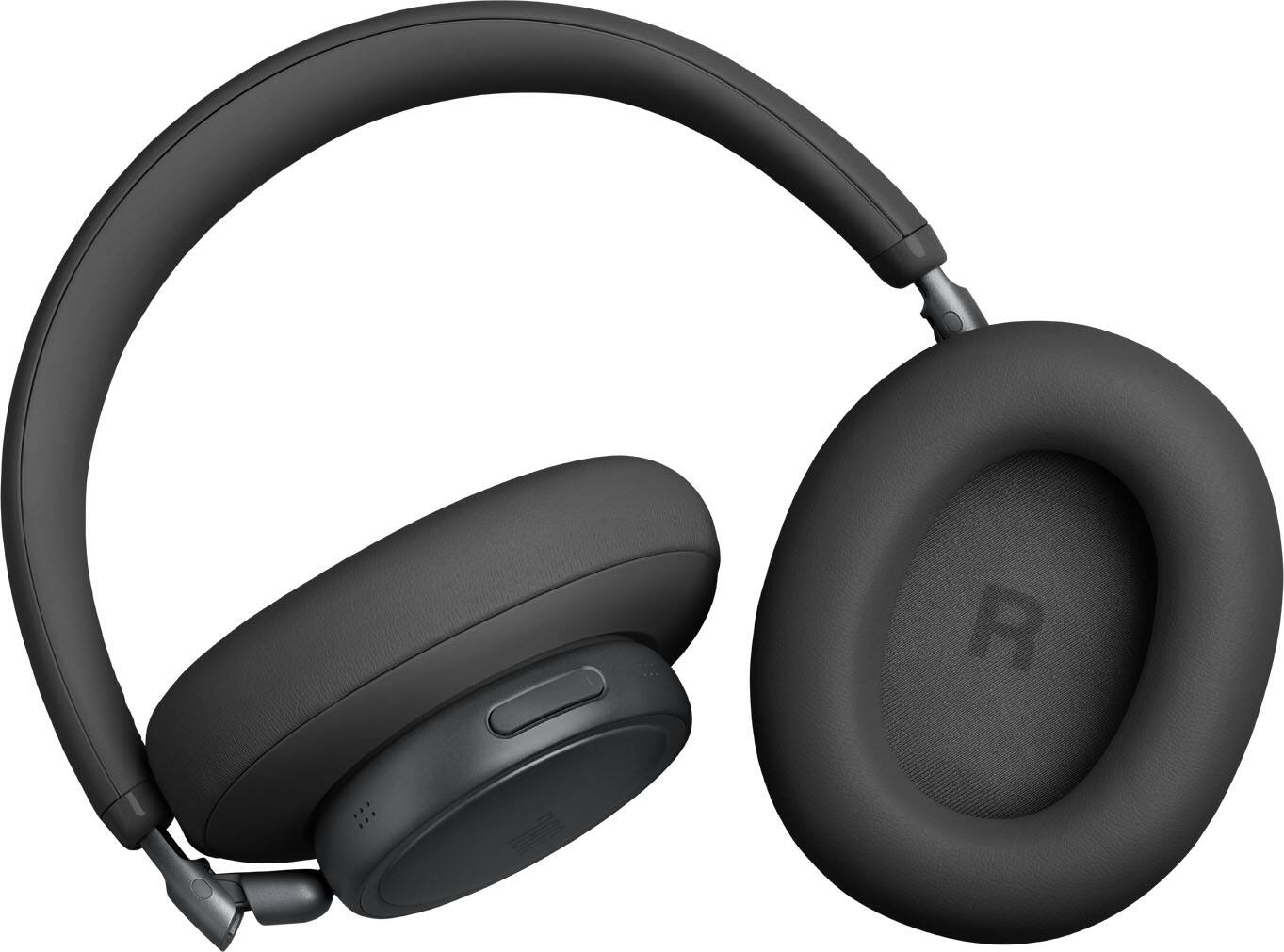 Alt View 7. JBL - Live 780NC - Bluetooth over-ear Noise Cancelling headphones - 2026 - Black.