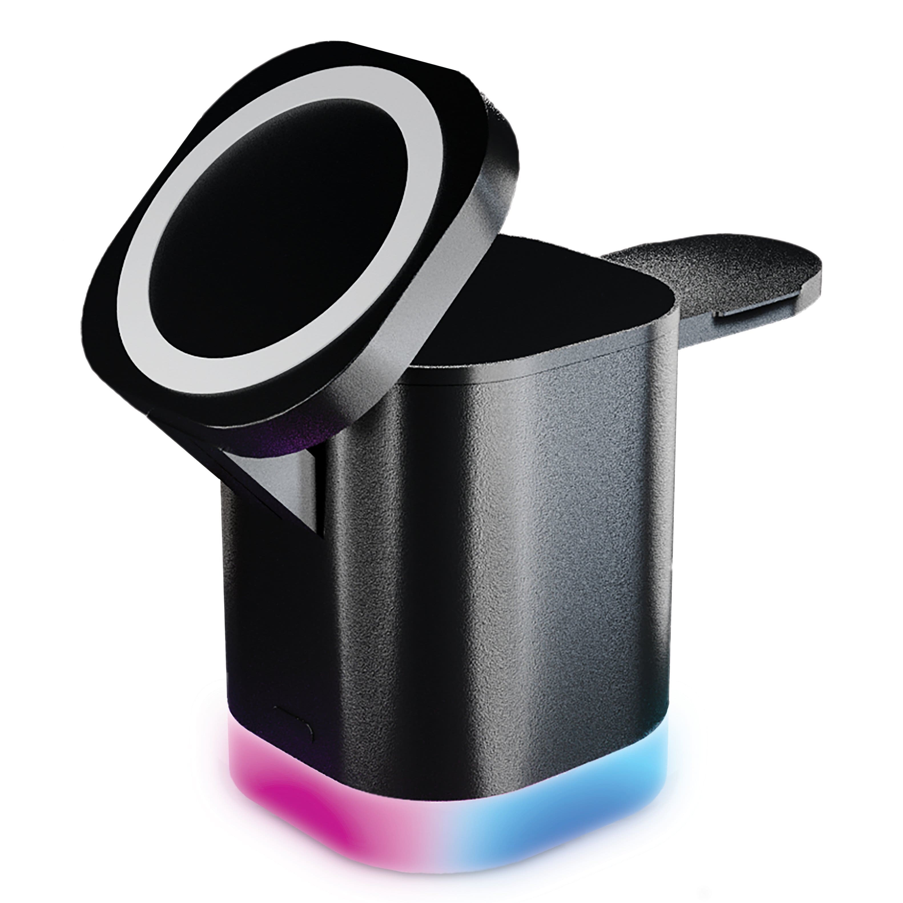 Chargeworx - Magsafe 4-In-1 with RGB light - Black