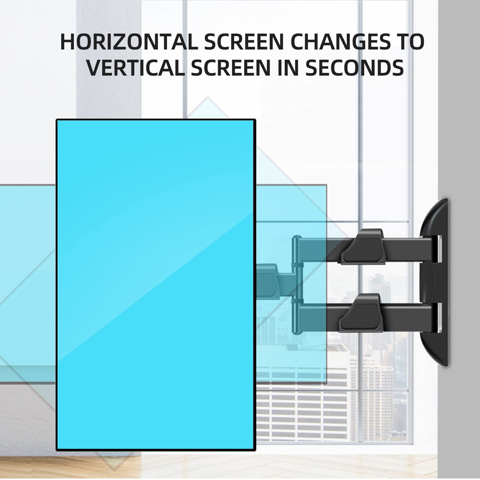 HORIZONTAL SCREEN CHANGES TO VERTICAL SCREEN IN SECONDS
