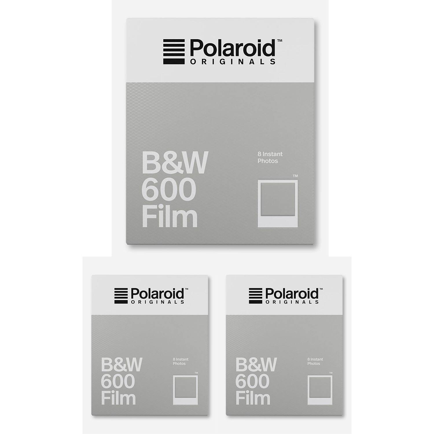 Polaroid ORIGINALS  
B&W 600 Film  
8 Instant Photos