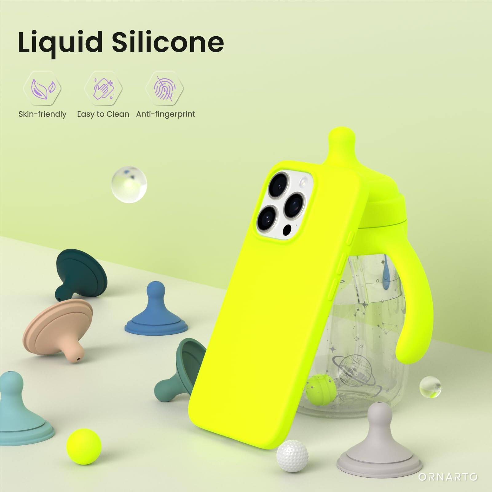 Liquid Silicone Skin-friendly Easy to Clean Anti-fingerprint ORNARTO
