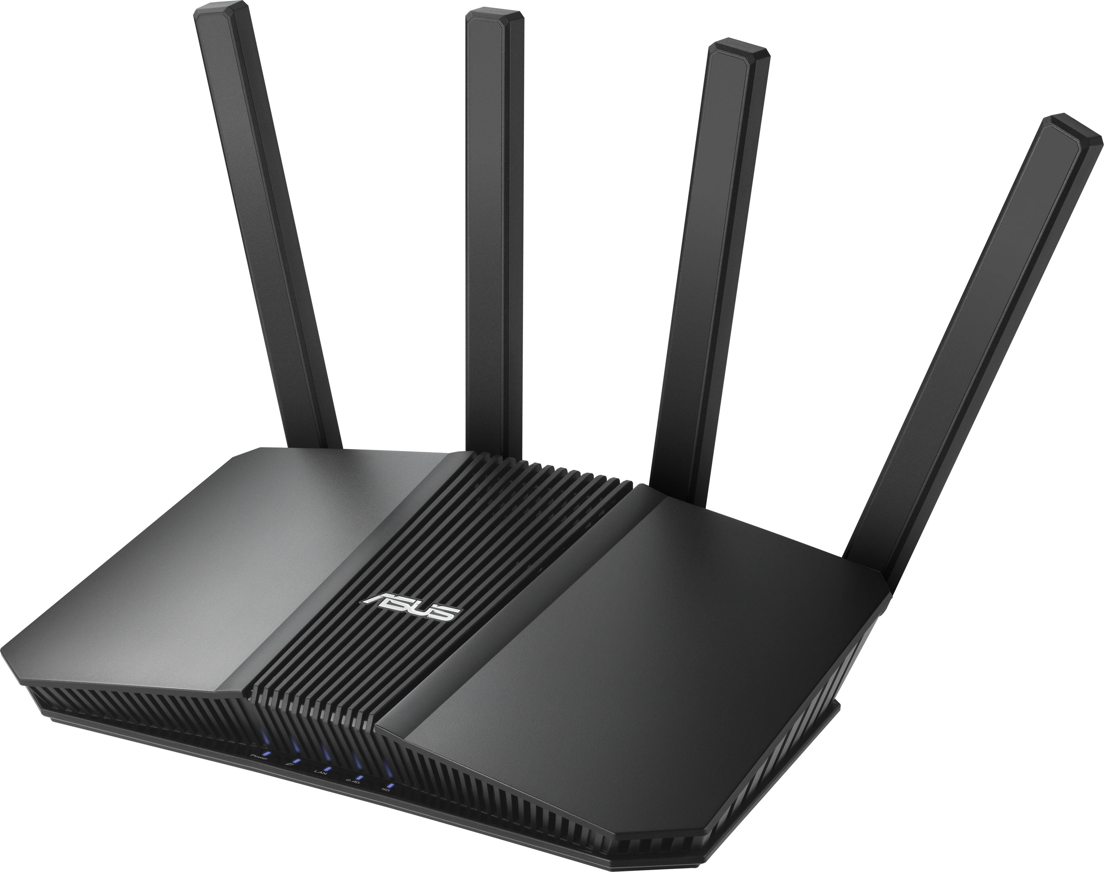 Alt View 9. ASUS - RT-BE82U BE6500 Dual-Band Wi-Fi 7 Router - Black.