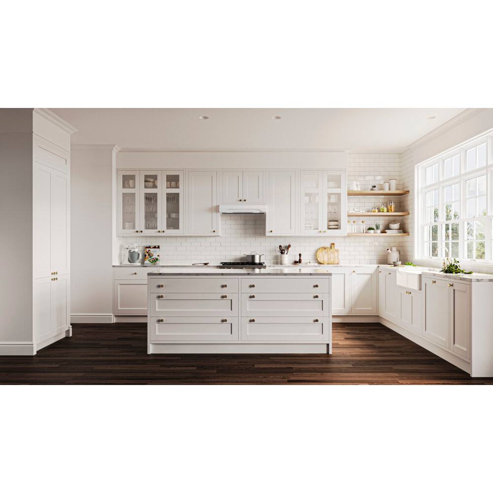 Alt View 8. Broan - Alta 30-Inch 490 MAX Blower CFM 1.0 Sones White Range Hood - White.