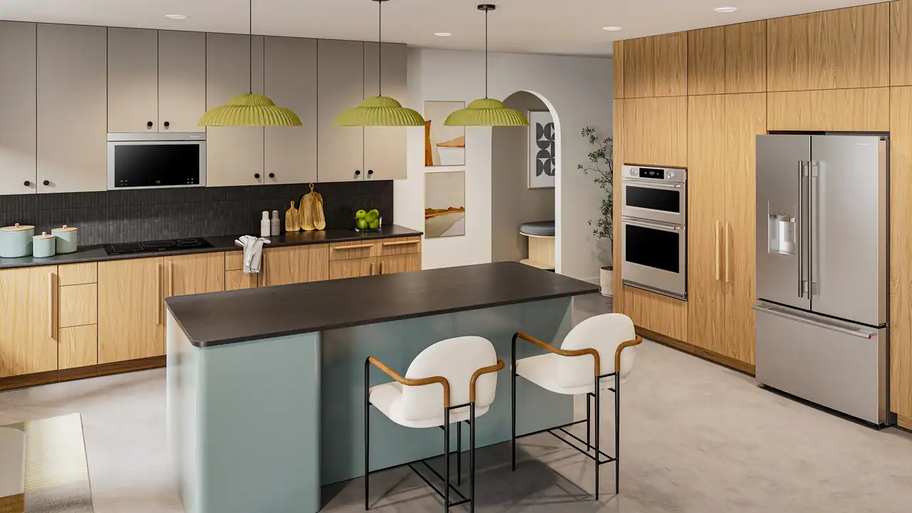 Alt View 8. KitchenAid - 23.9 Cu. Ft. French Door Refrigerator with External Water Dispenser - PrintShield Stainless.