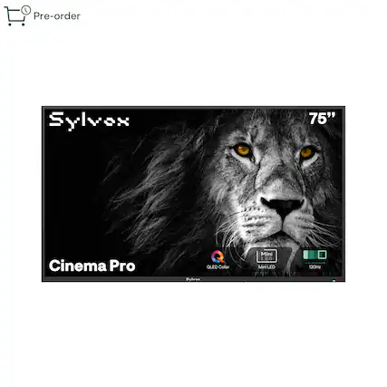 Pre-order Sylvex 75" Cinema Pro OLED Color Sylven Mini LED Mini LED 120Hz
