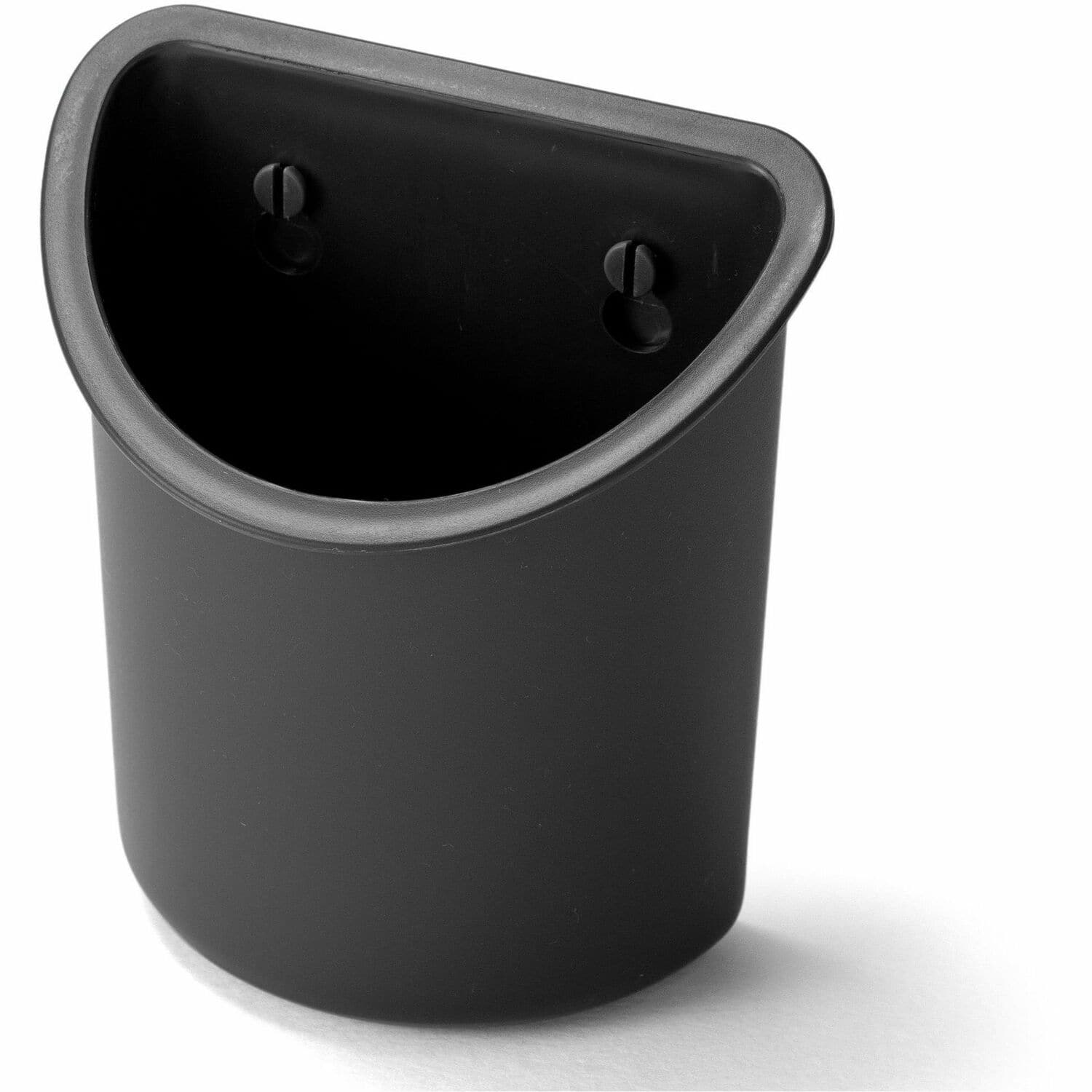 Lorell - Recycled Mounting Pencil Cup Plastic - Black