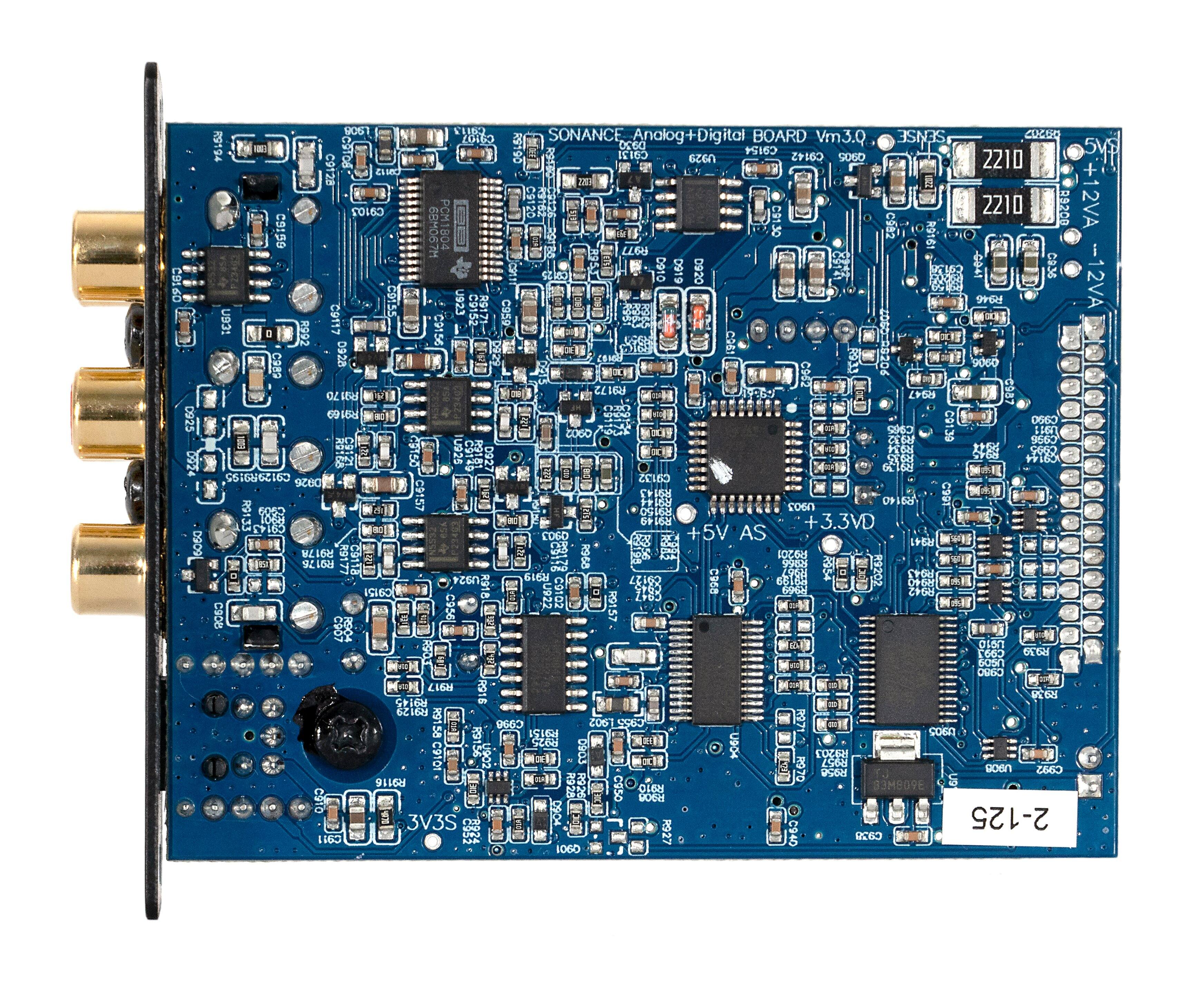 Alt View 1. Sonance - MKIII HYBRID INPUT MODULE  - Digital/Analog Card for DSP MKIII Amplifiers (Each) - Black.