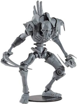 McFarlane Toys - Warhammer 40K 7 Inch Action Figure | Necron Flayed One (Artist Proof) - Gray