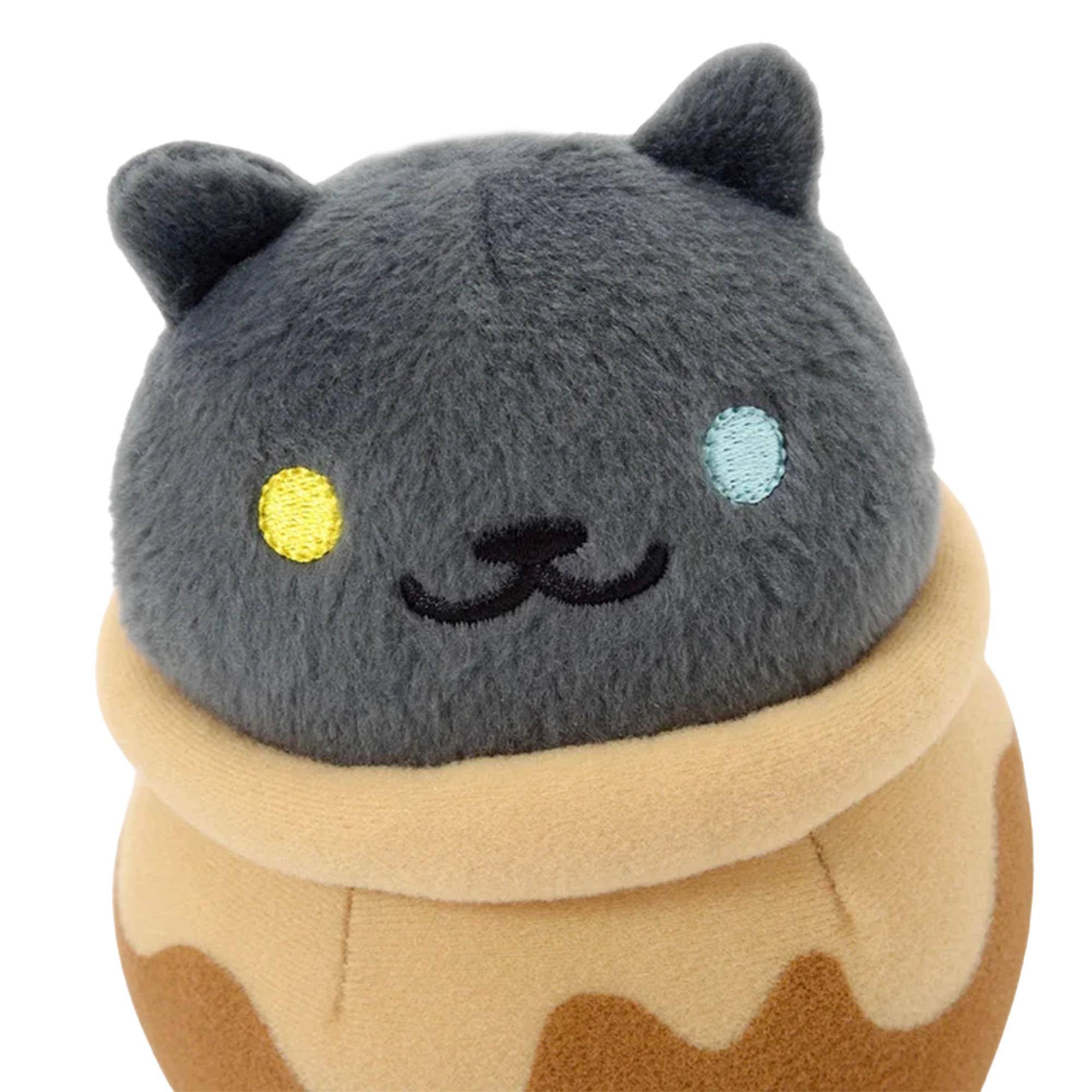 Alt View 1. Little Buddy - Neko Atsume: Kitty Collector 6" Plush: Pepper Pot - Brown.