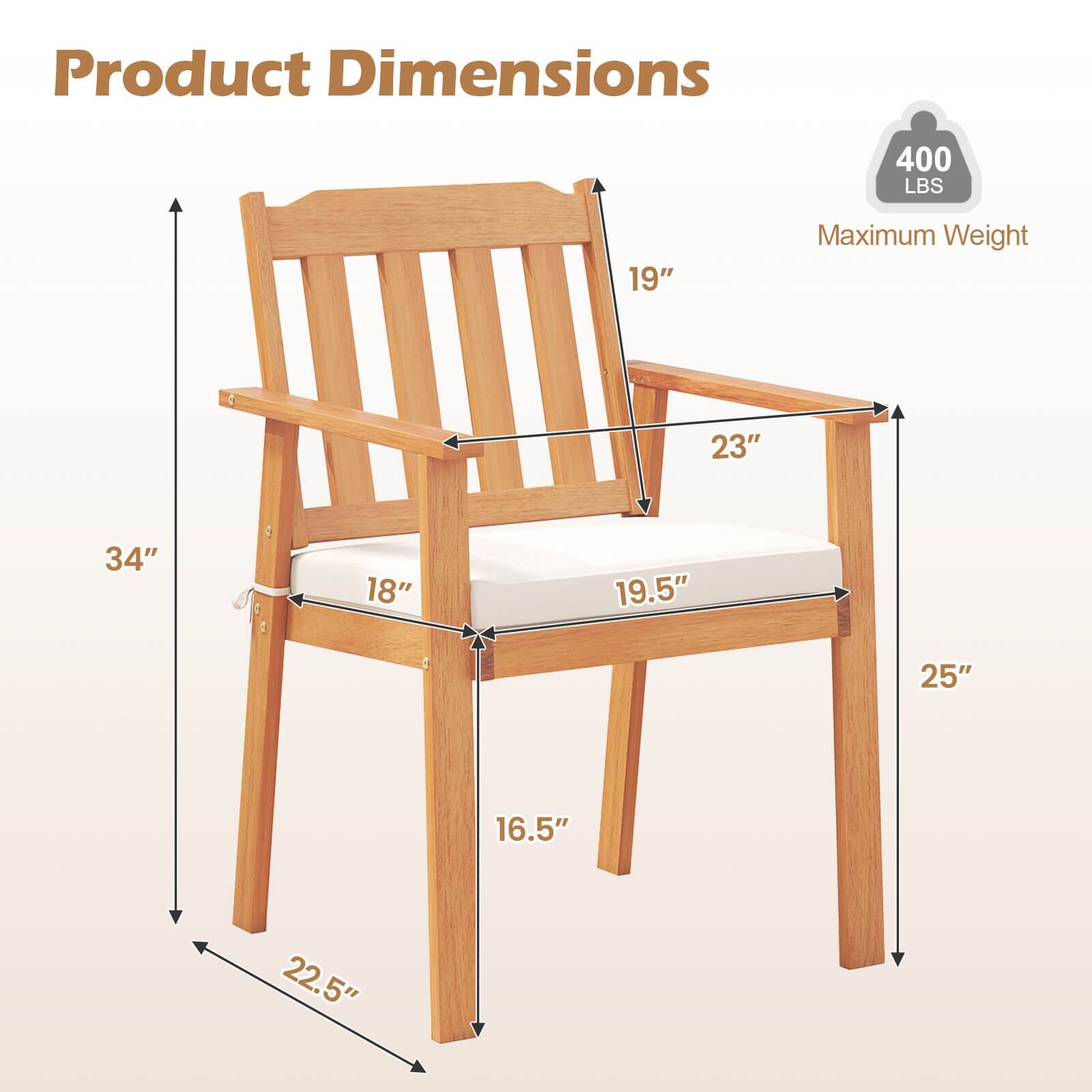 Product Dimensions

- 34" (height)
- 23" (width)
- 19" (height of backrest)
- 19.5" (depth of seat)
- 18" (width of seat)
- 25" (depth of armrest)
- 22.5" (width of base)
- 16.5" (depth of base)

Maximum Weight: 400 LBS