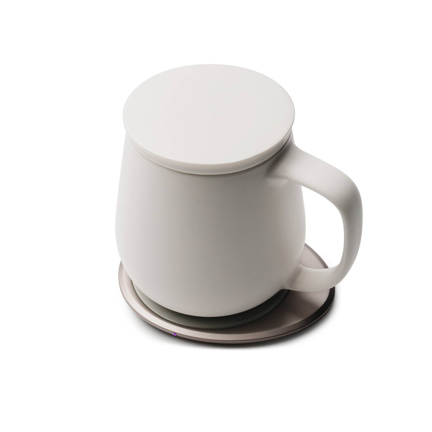 Angle. OHOM - OHOM Ui Plus Set Self-Heating Mug White - White.