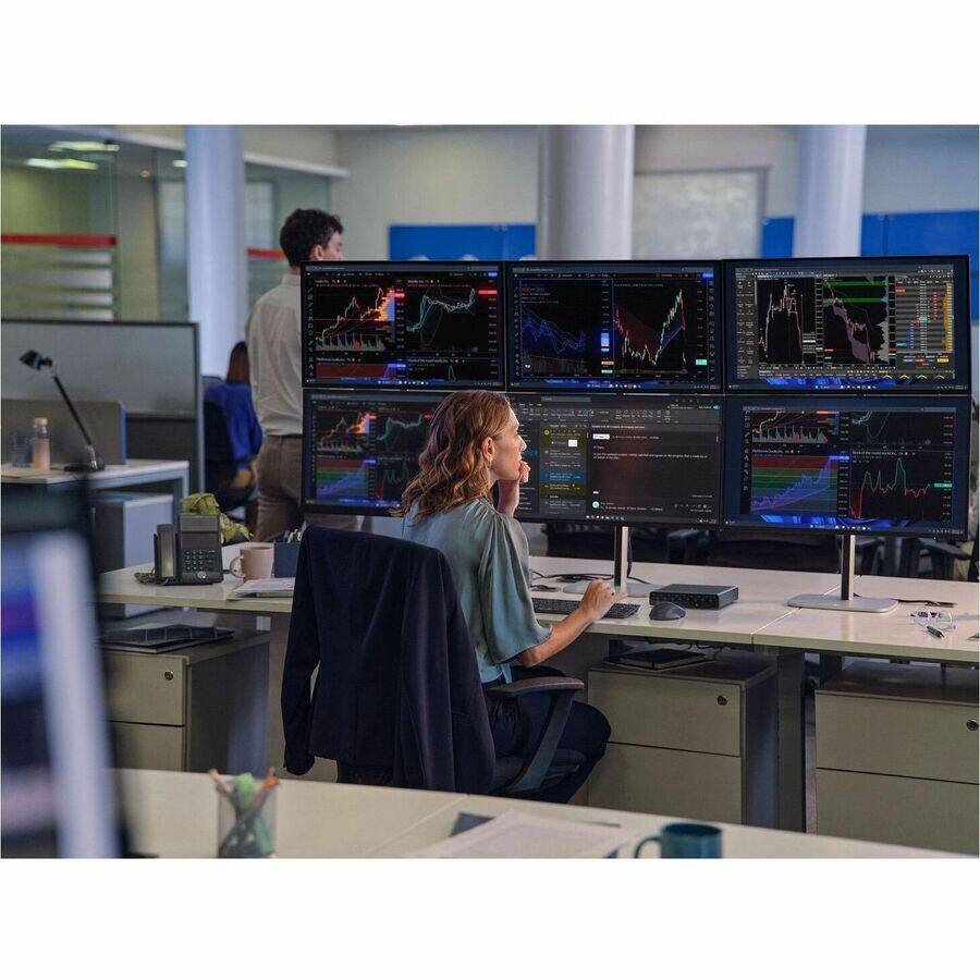 Alt View 1. HP - HP EliteDesk 8 G1i Desktop Computer - Intel Core Ultra 9 285T - vPro Technology - 64 GB - 1 TB SSD - Mini PC - Jack Blac - Jack Black.