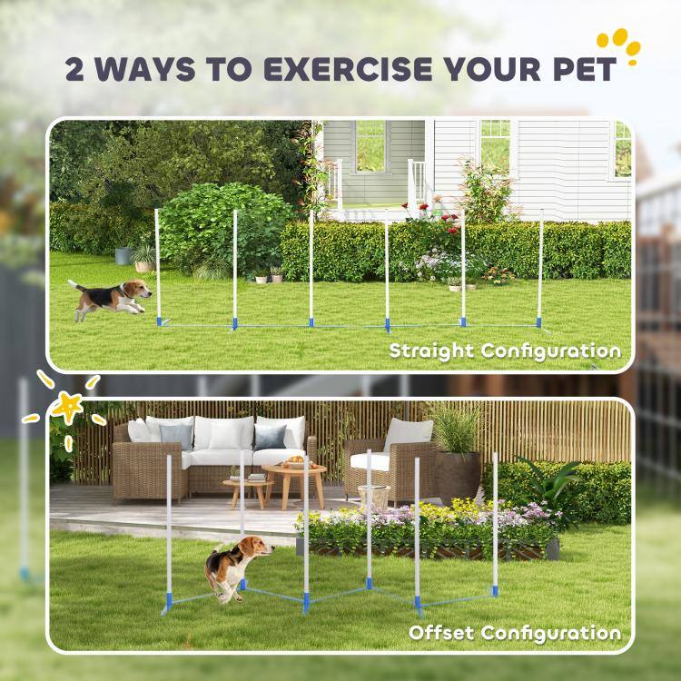 2 WAYS TO EXERCISE YOUR PET

Straight Configuration

Offset Configuration