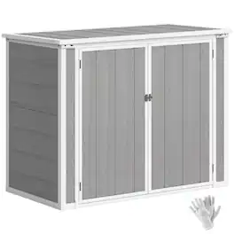 Outsunny - x 2.5FT Outdoor Horizontal Storage Shed