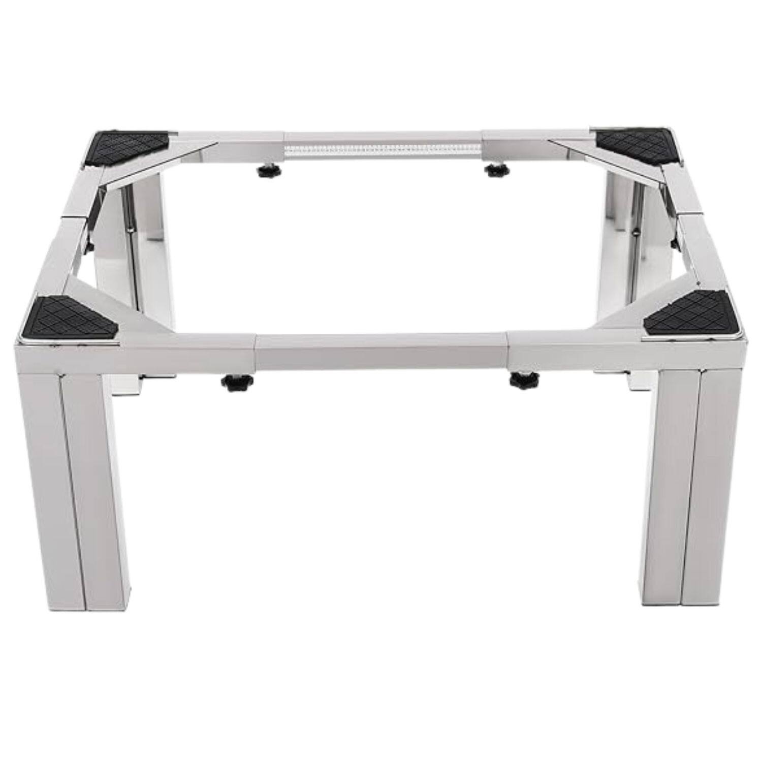 Stock Preferred - Universal Adjustable Washing Machine & Dryer Pedestal Stand - Silver