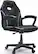 Front. ACGAM - Slim Breathable Fabric Ergonomic Chair, Computer Desk Chair, High Back Swivel Adjustable Office Chair w/ Armrests - Black.